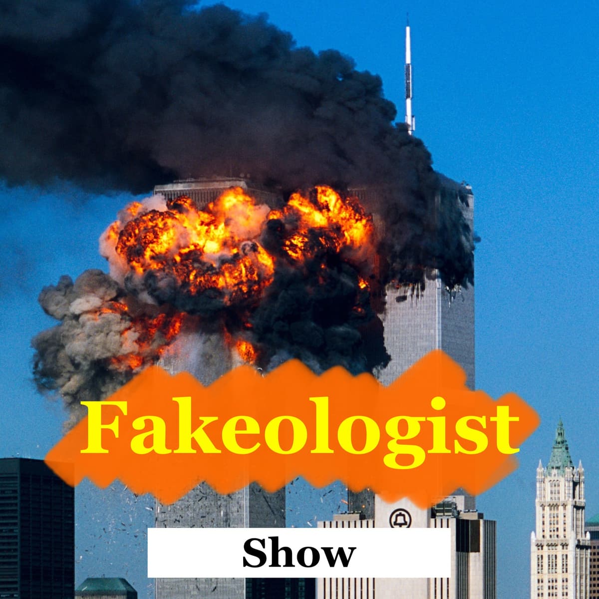 FAK985-Fakenukes Phil and Jim Rizoli and Lynn Ertell - Fakeologist Show cover