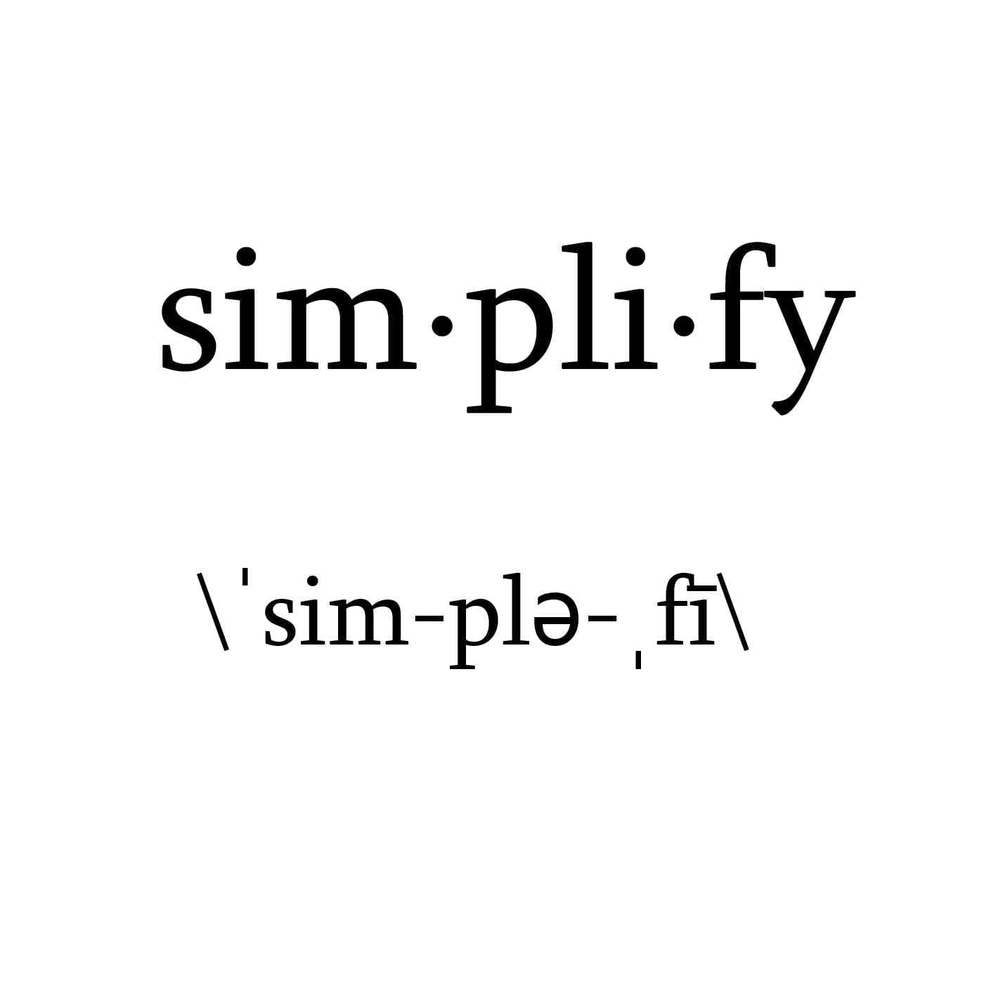 Simplify Podcast cover