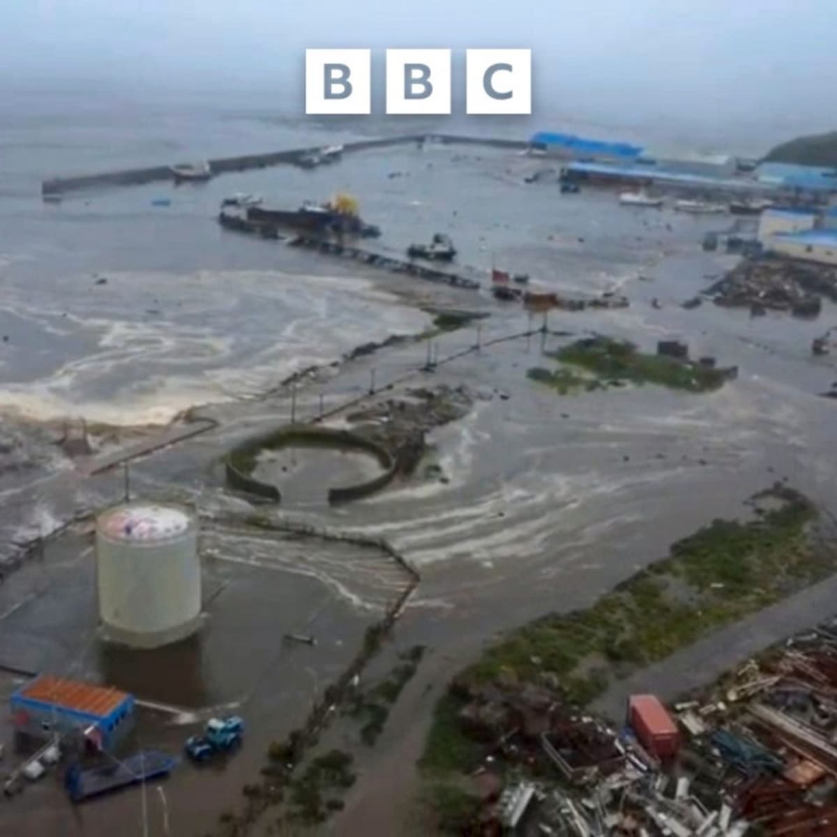 Tsunami warnings scaled back across northern Pacific - Global News Podcast cover