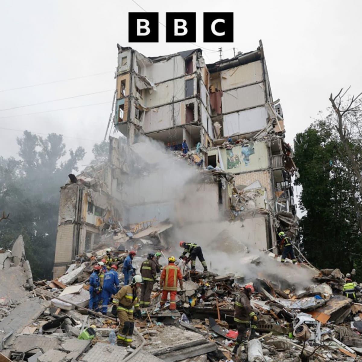 Russian strikes hit dozens of locations in the Ukrainian capital - Global News Podcast cover