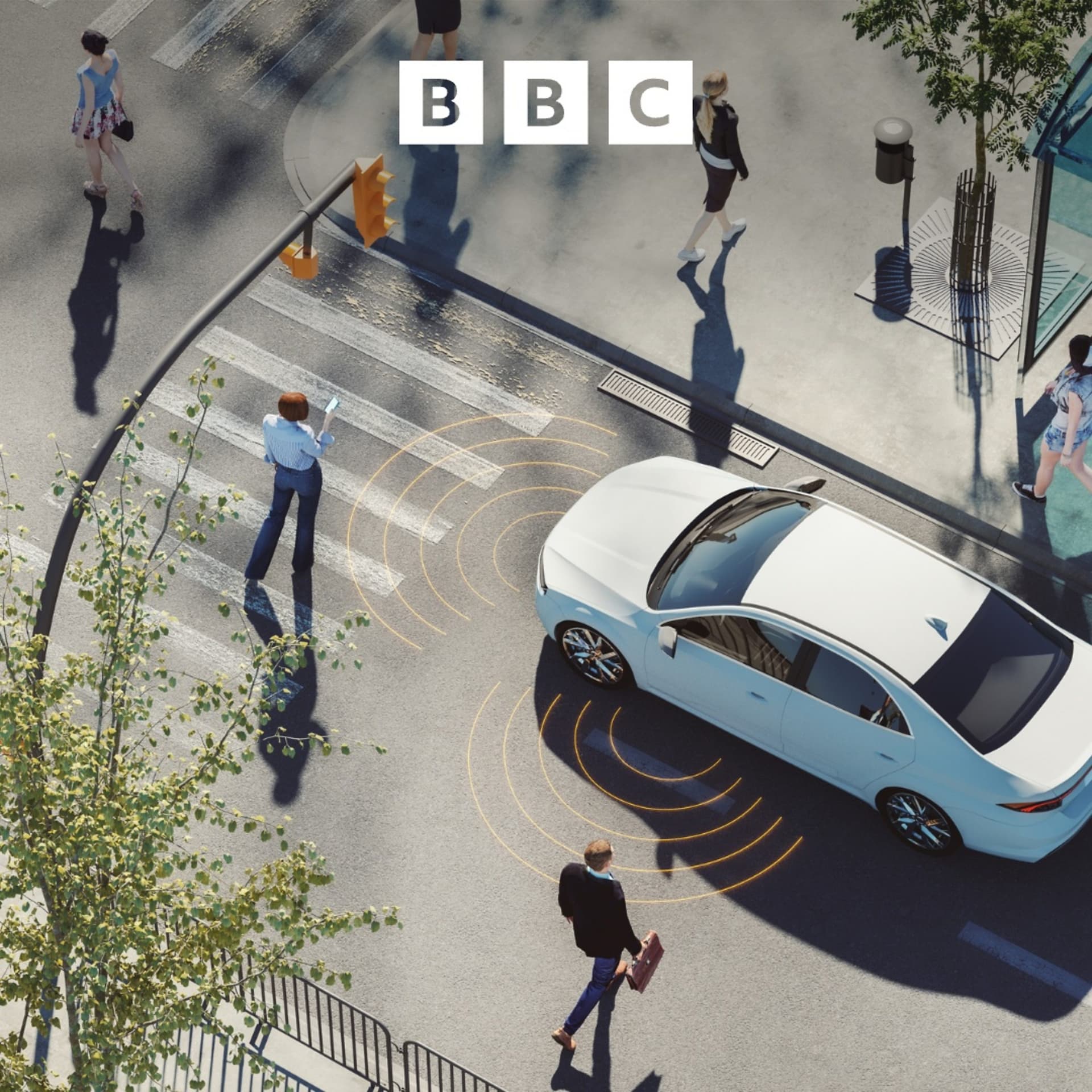 Sharing the road with driverless cars - Tech Life cover