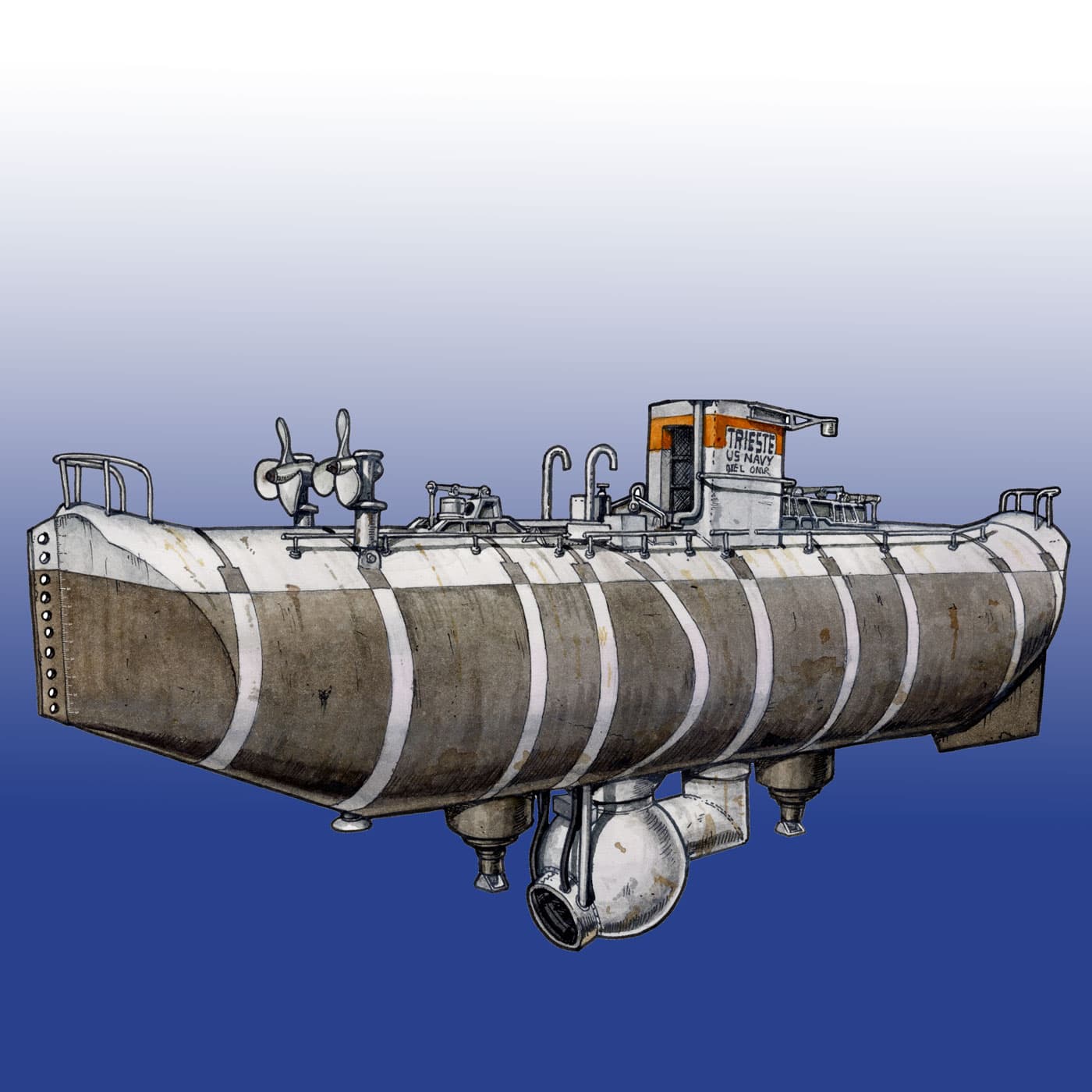 Bathyscaphe Trieste - Curious, Unusual, and Extraordinary cover