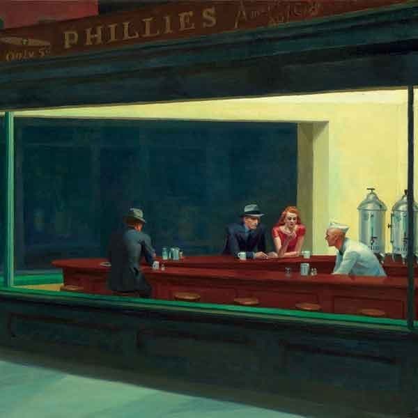 Office at night - Edward Hopper cover