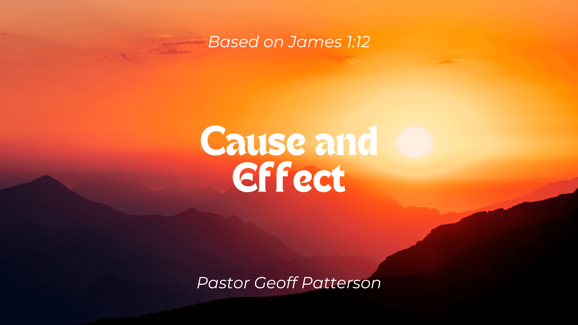 Cause and Effect | Cause and Effect - Boulder Church Video Podcast cover