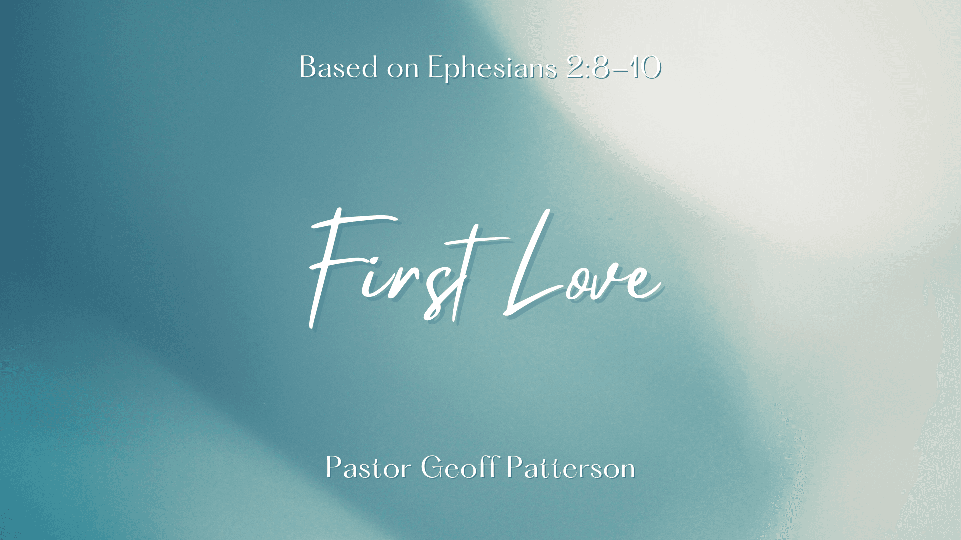 First Love | First Love - Boulder Church Audio Podcast cover