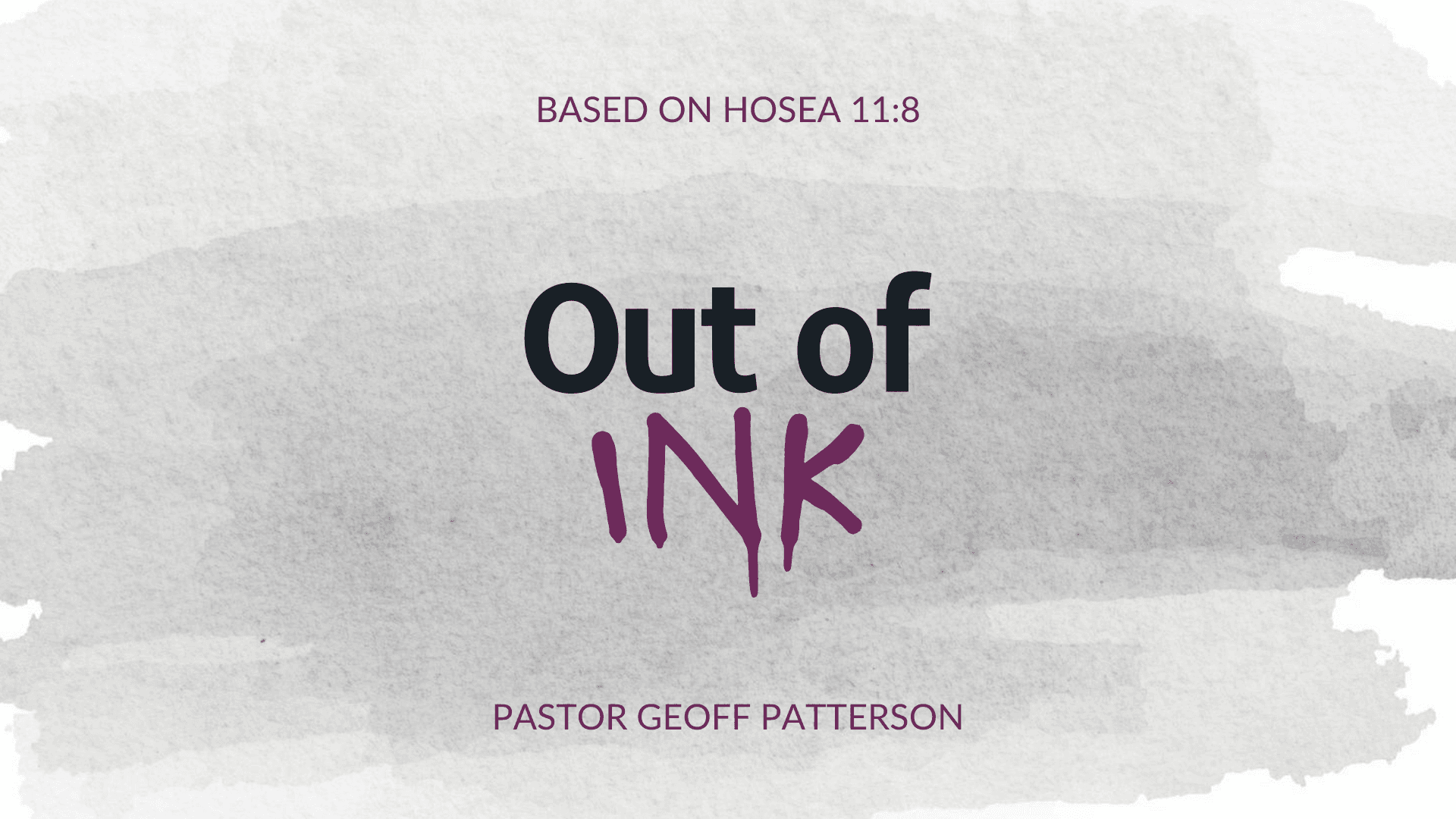 Out of Ink | Out of Ink - Boulder Church Audio Podcast cover