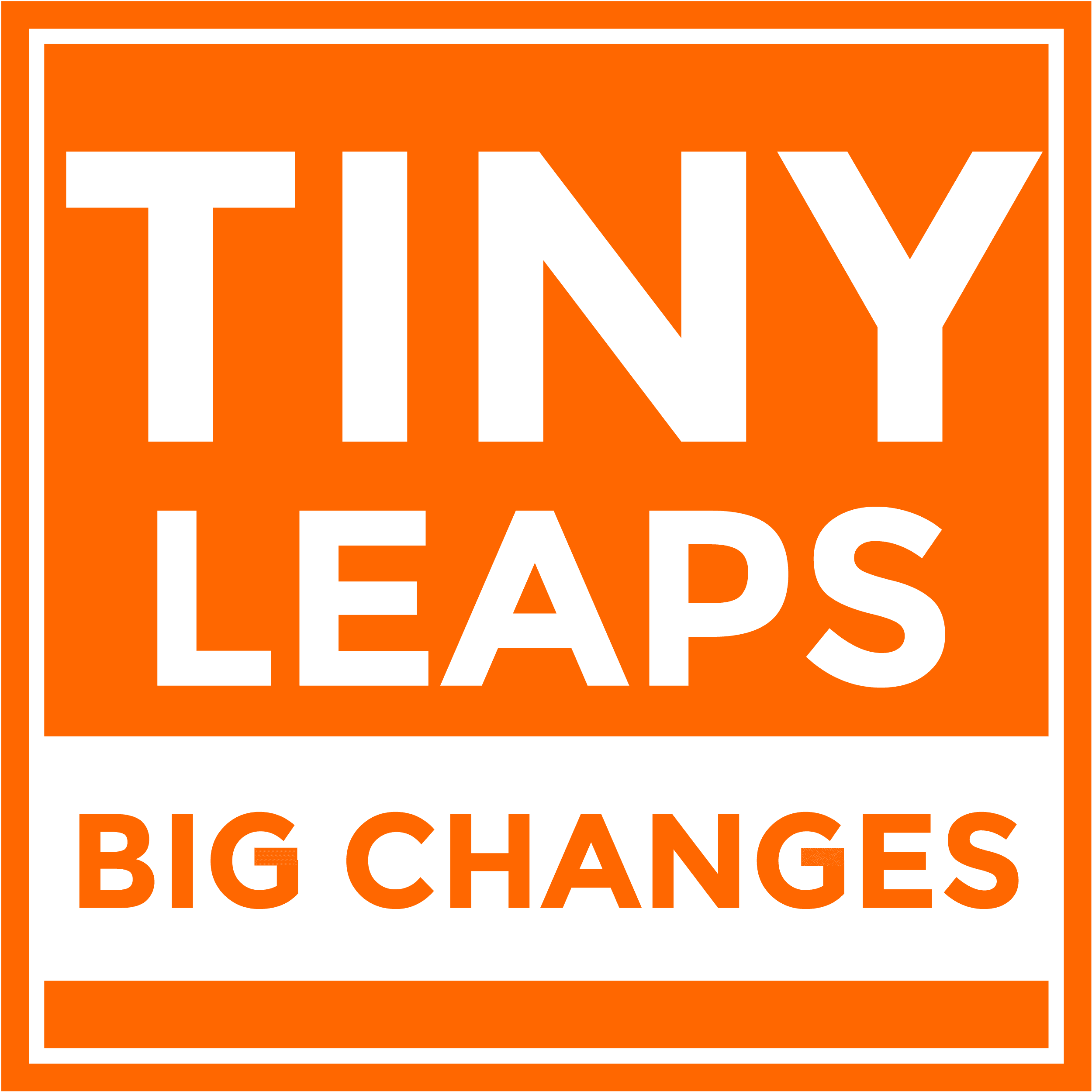 083 - The Story Behind Tiny Leaps, Big Changes - Tiny Leaps, Big Changes cover