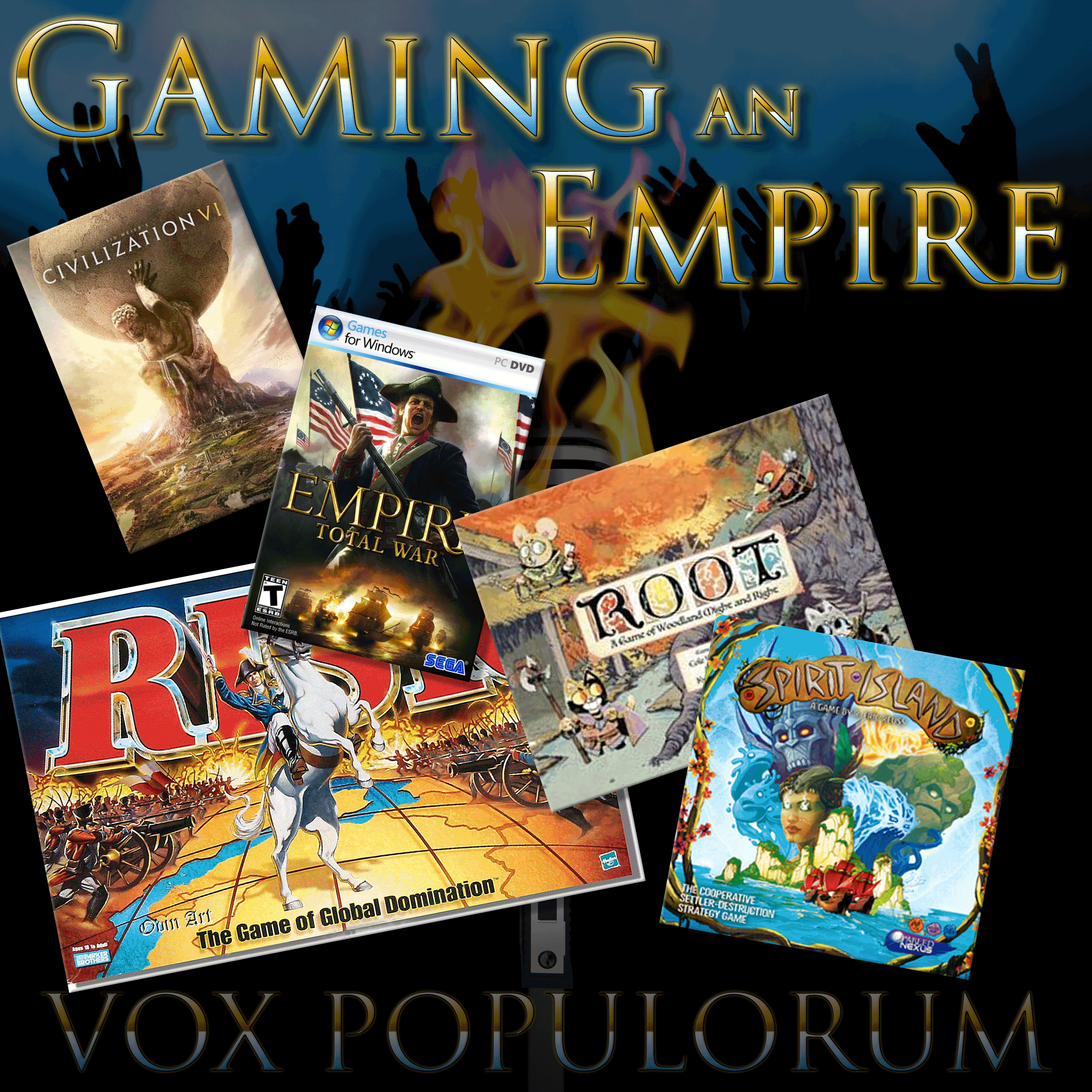 e58. Gaming an Empire - The VoxPopcast cover