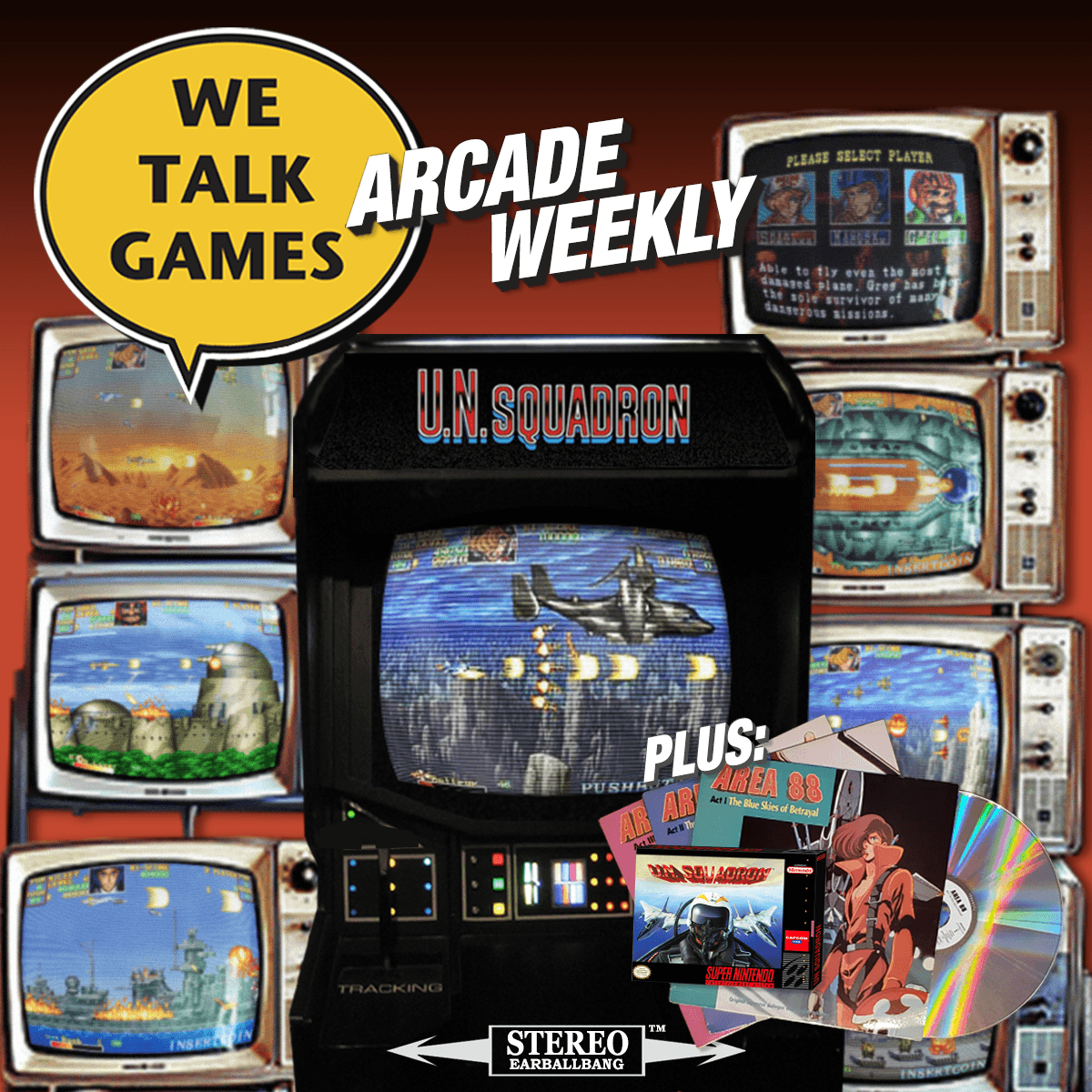 We Talk Games MMCCXXIX U.N. Squadron (Area 88) - We Talk Games cover