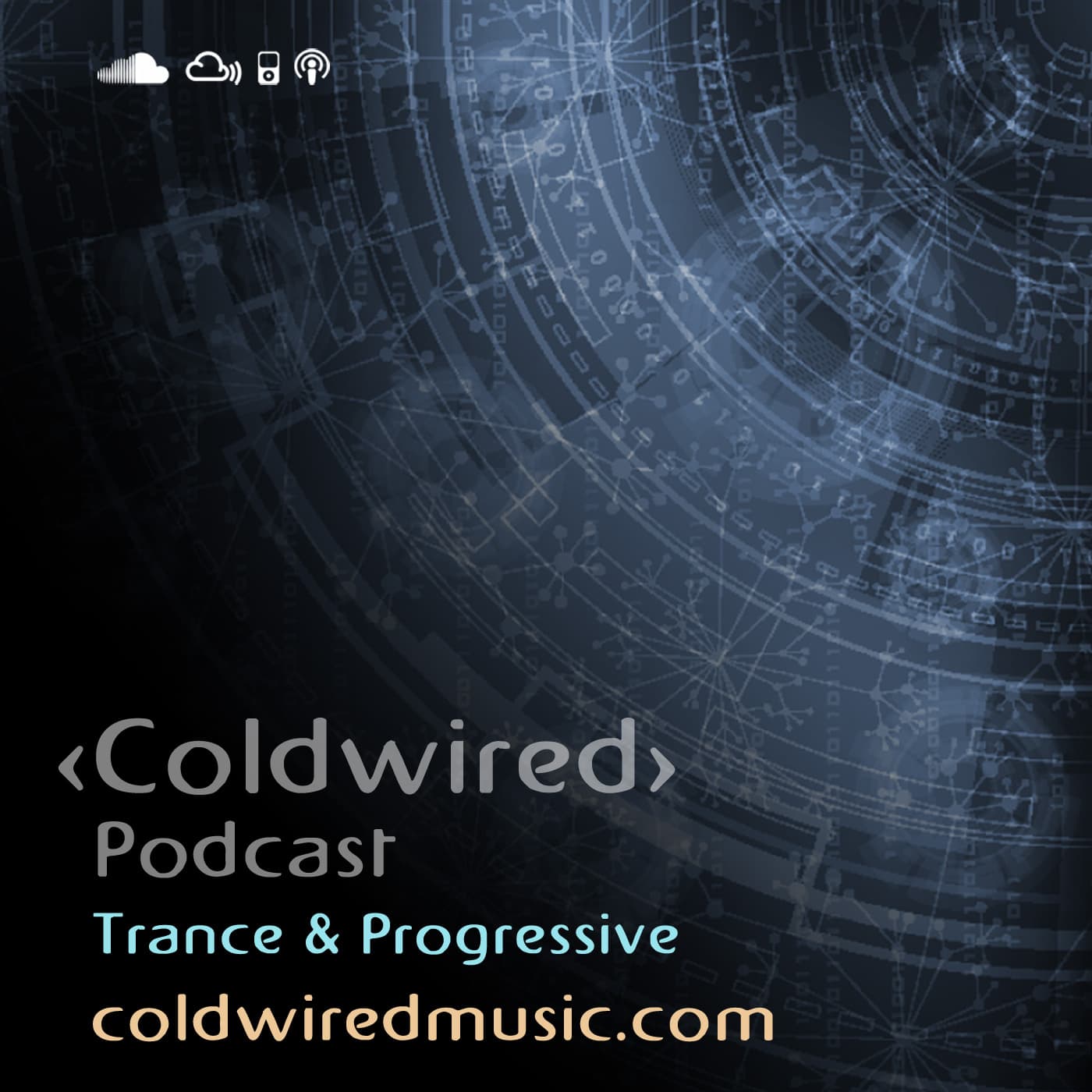 Coldwired Podcast. Trance and Progressive. cover
