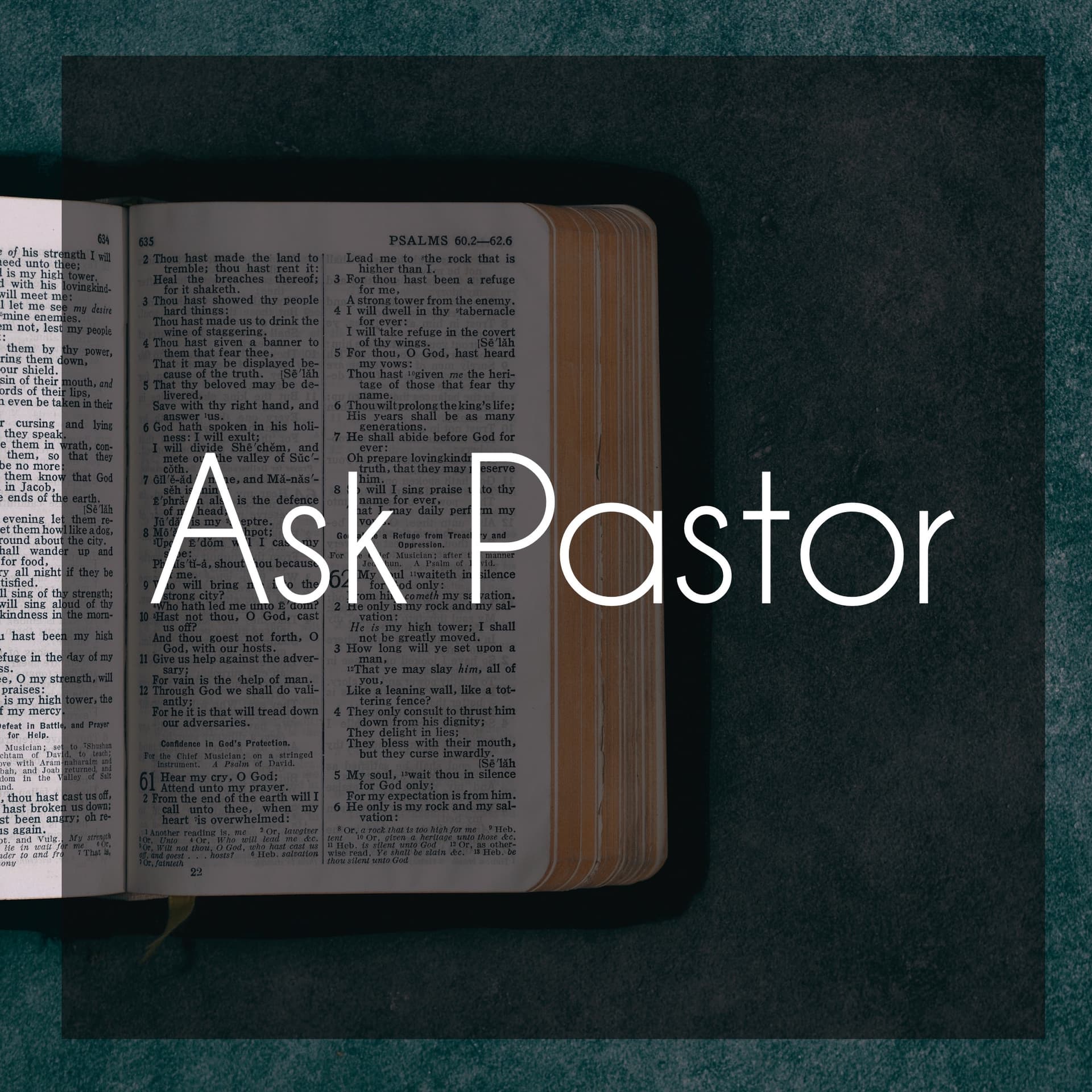 Ask Pastor cover