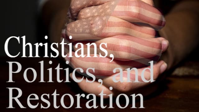 Christians, Politics, and Restoration - Epiclesis cover