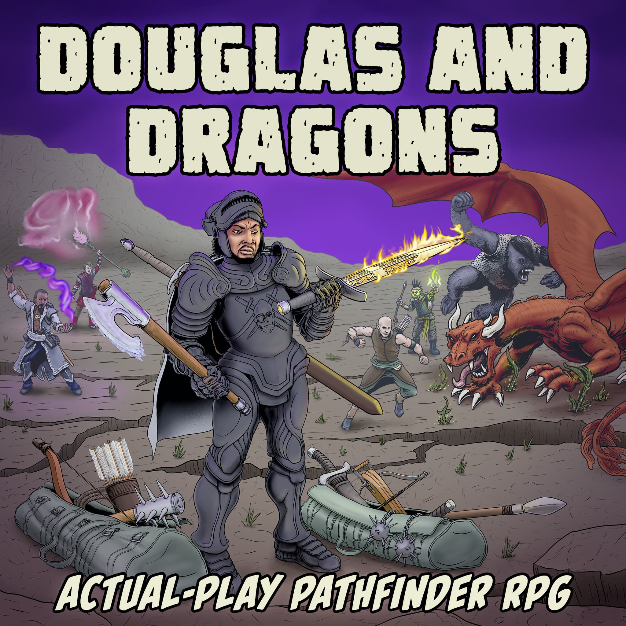 Douglas and Dragons: An Actual-Play Pathfinder Podcast cover