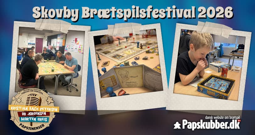 Skovby Brætspilsfestival 2026 - Papskubbers Papstinenser cover