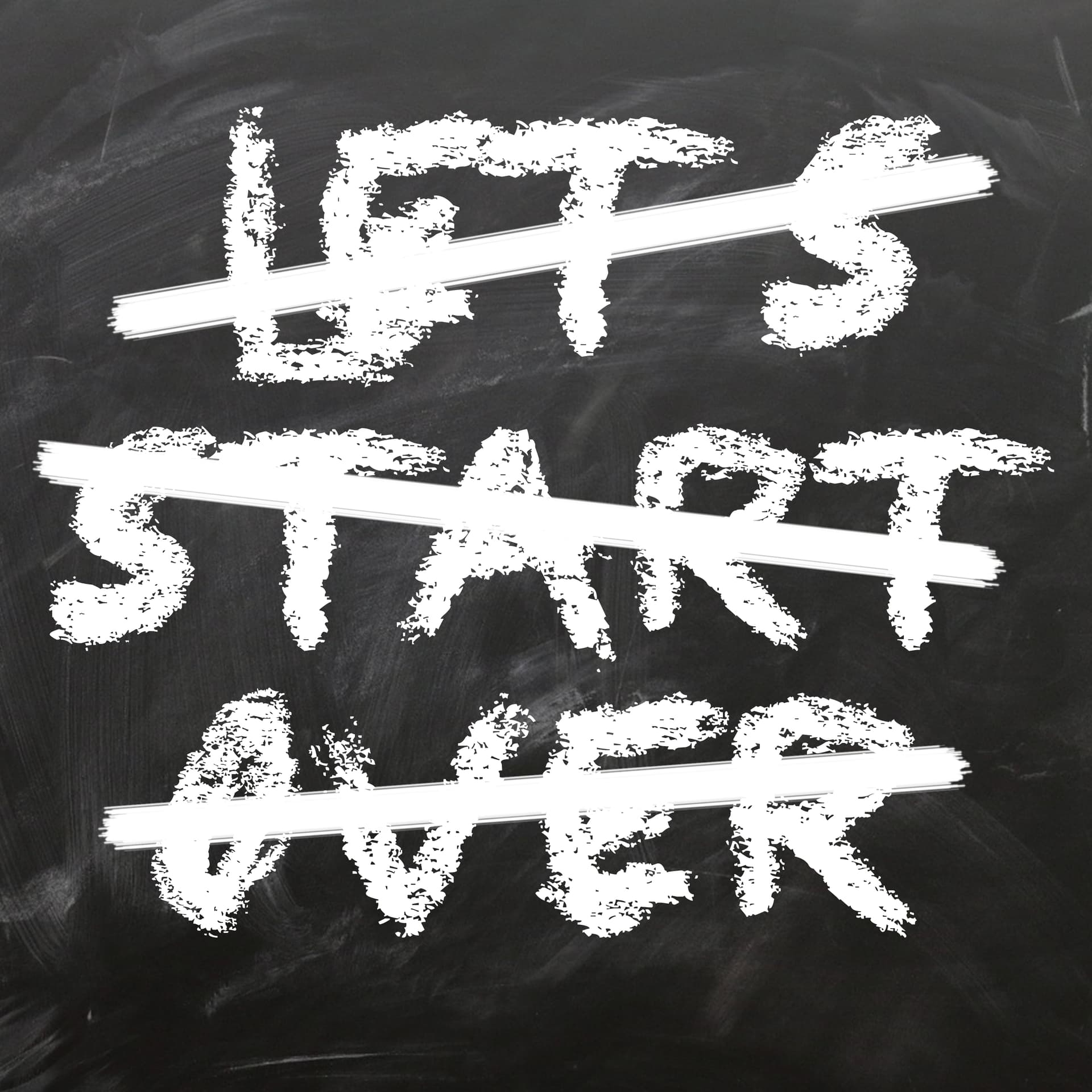 Let's Start Over cover