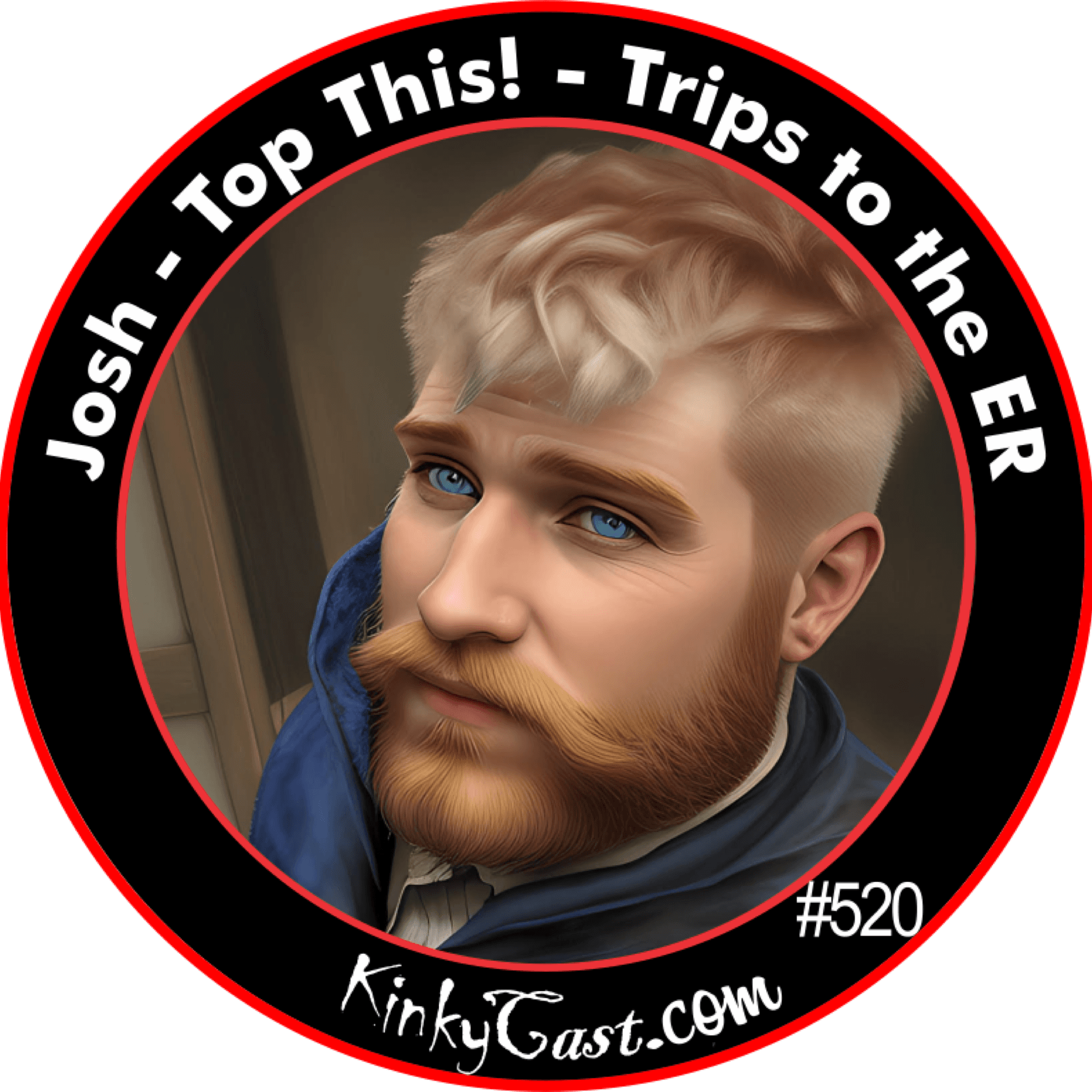 #520 - Josh - Top This! - Trips to the ER - KinkyCast cover
