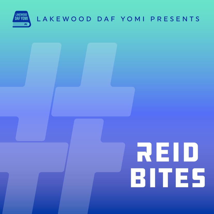 Lakewood Daf Yomi #DafBySruly Reid Bites cover