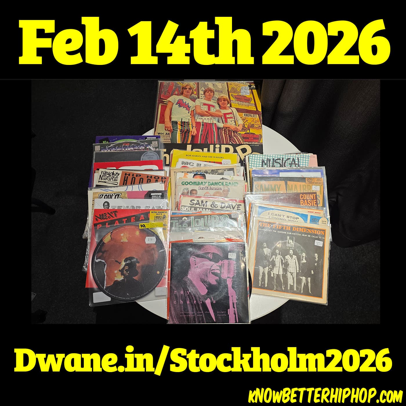 Dwane.in/Stockholm2026 - it's OUR show: HIPHOP for people that KNOW BETTER cover