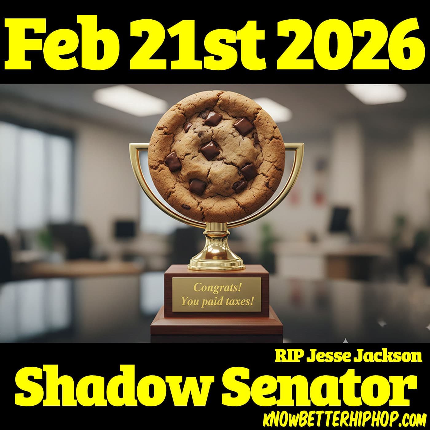 Shadow Senator - it's OUR show: HIPHOP for people that KNOW BETTER cover