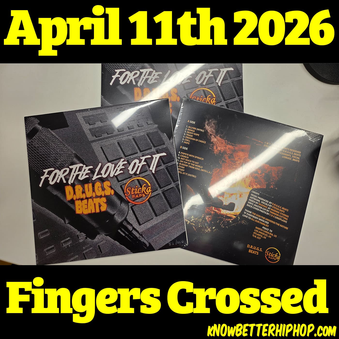 Fingers Crossed - it's OUR show: HIPHOP for people that KNOW BETTER cover