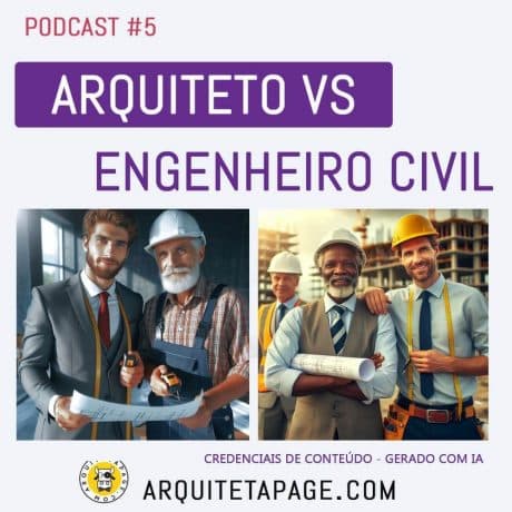 #5 ARQUITETO VS ENGENHEIRO CIVIL - Aprenda Arquitetura cover