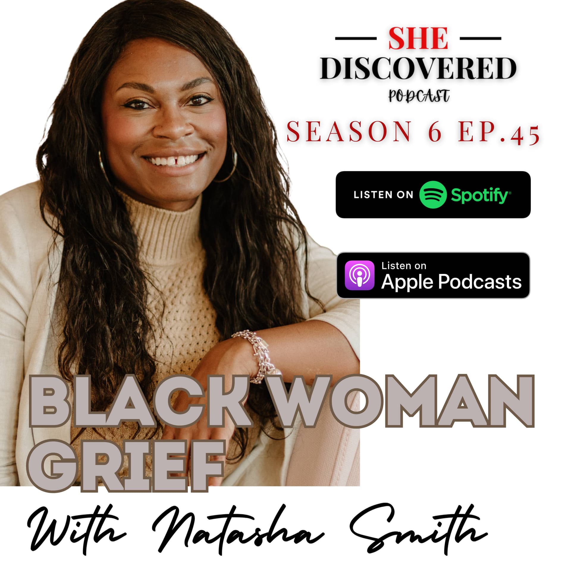 Ep. 45 "Mourning as Rebellion" with Natasha Smith — She Discovered cover