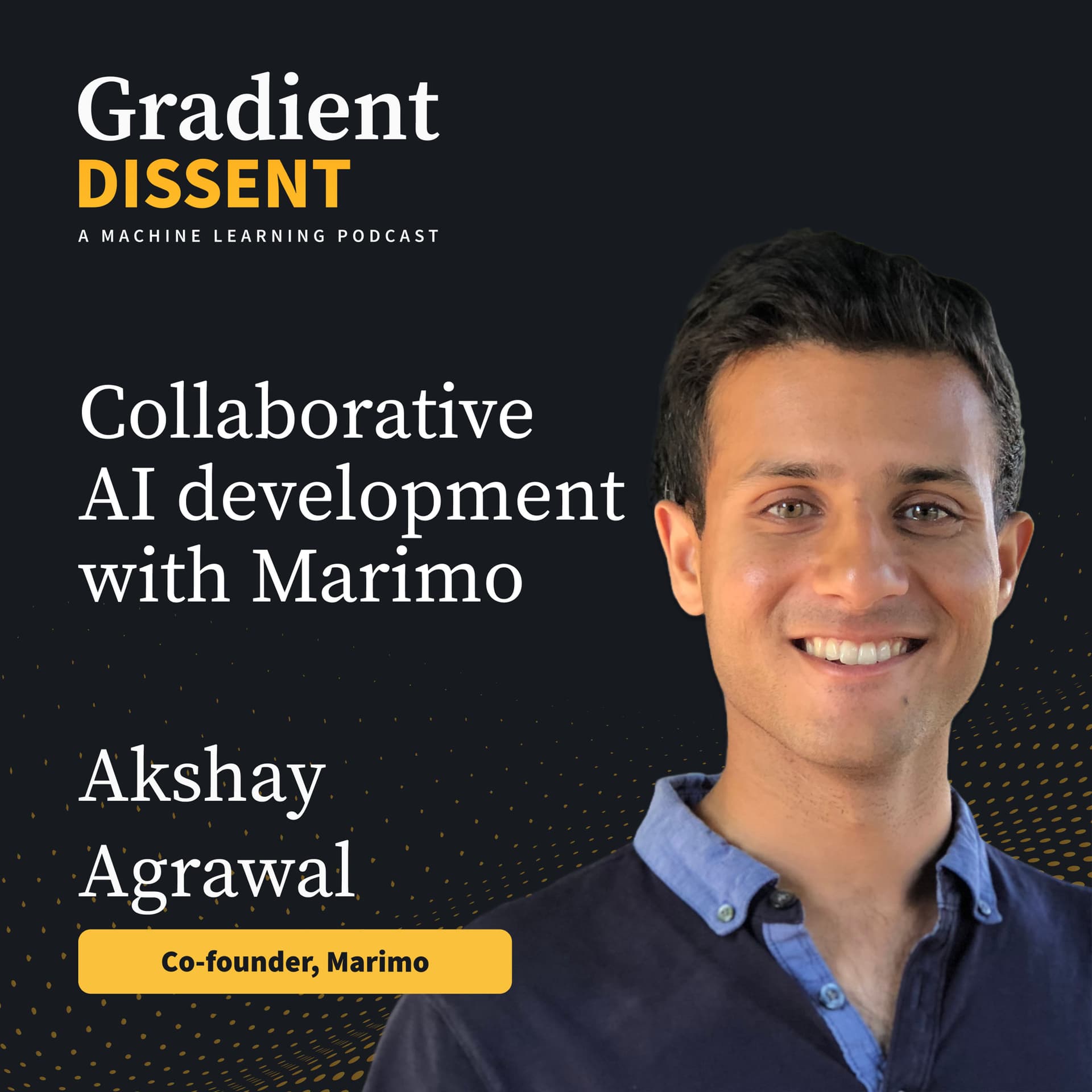 Building the future of collaborative AI development with Akshay Agrawal - Gradient Dissent: Conversations on AI cover