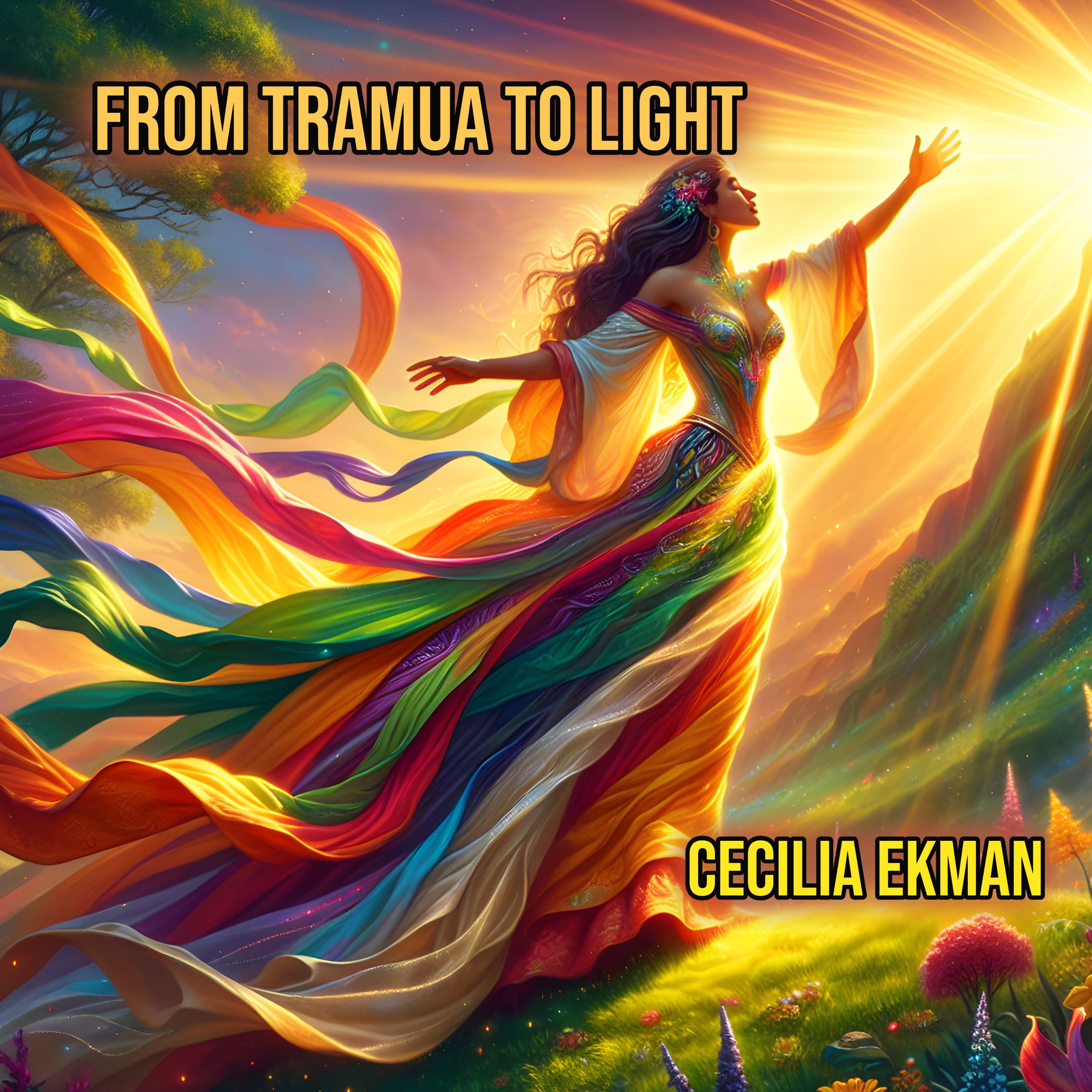 Finding True Light: Cecilia's Journey from Trauma to Intuition - Vibrant Soul Society - The Conversations cover