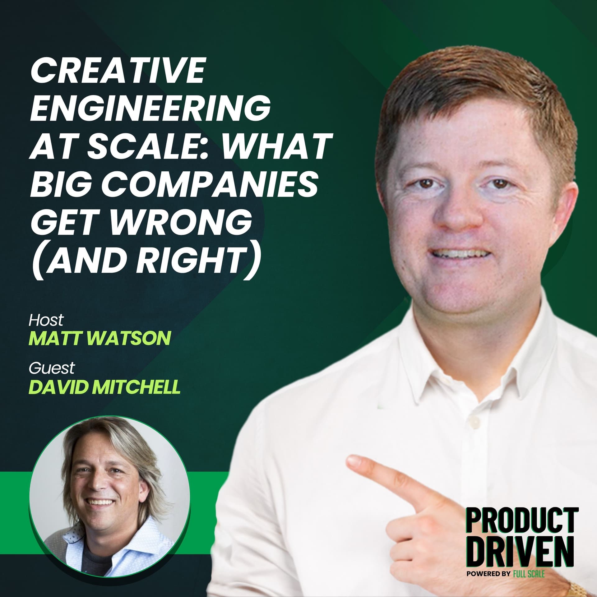 Creative Engineering at Scale  What Big Companies Get Wrong and Right with David Mitchell - Startup Hustle cover