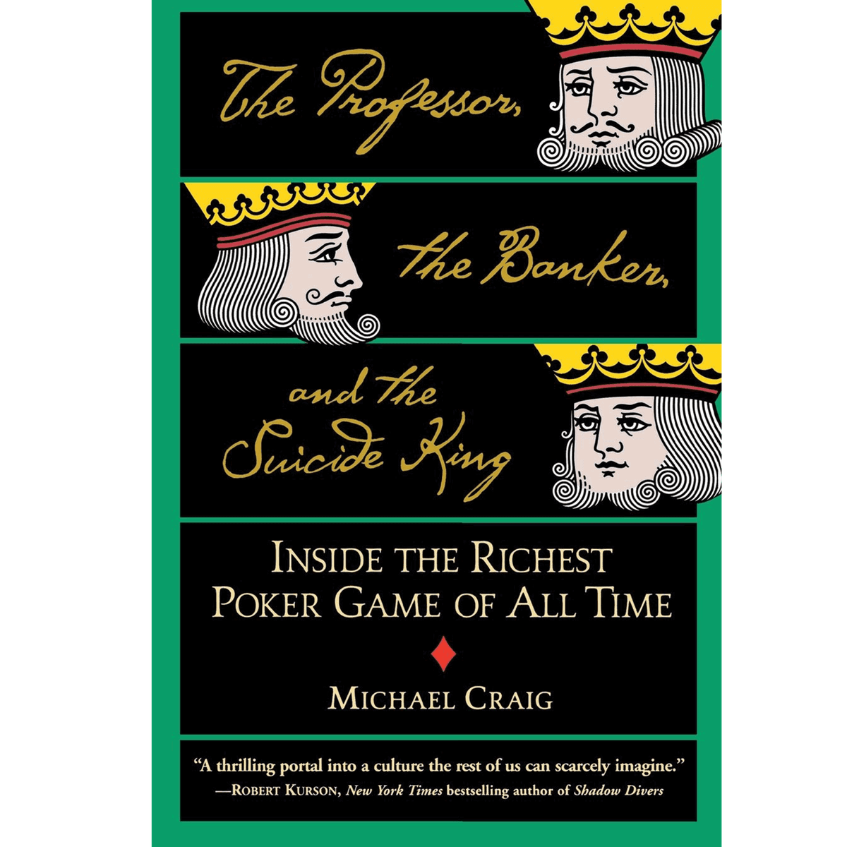 Michael Craig - The Professor, The Banker, and the Suicide King - A Book with Legs cover
