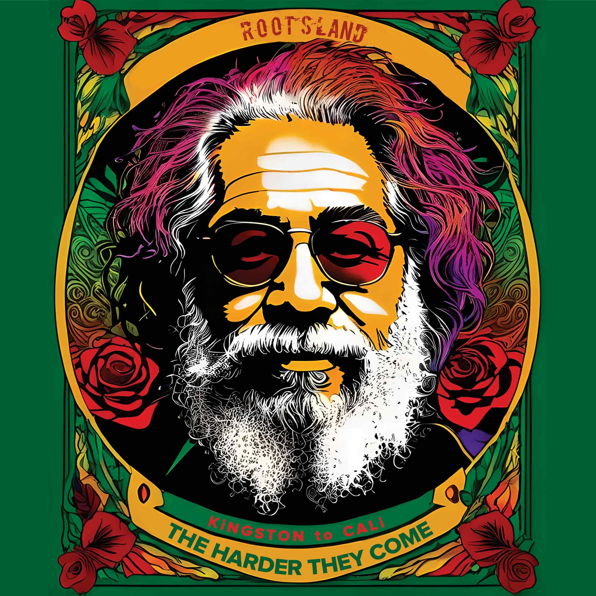 "The Harder they Come" - Kingston to Cali  "Reggae's Journey West" cover