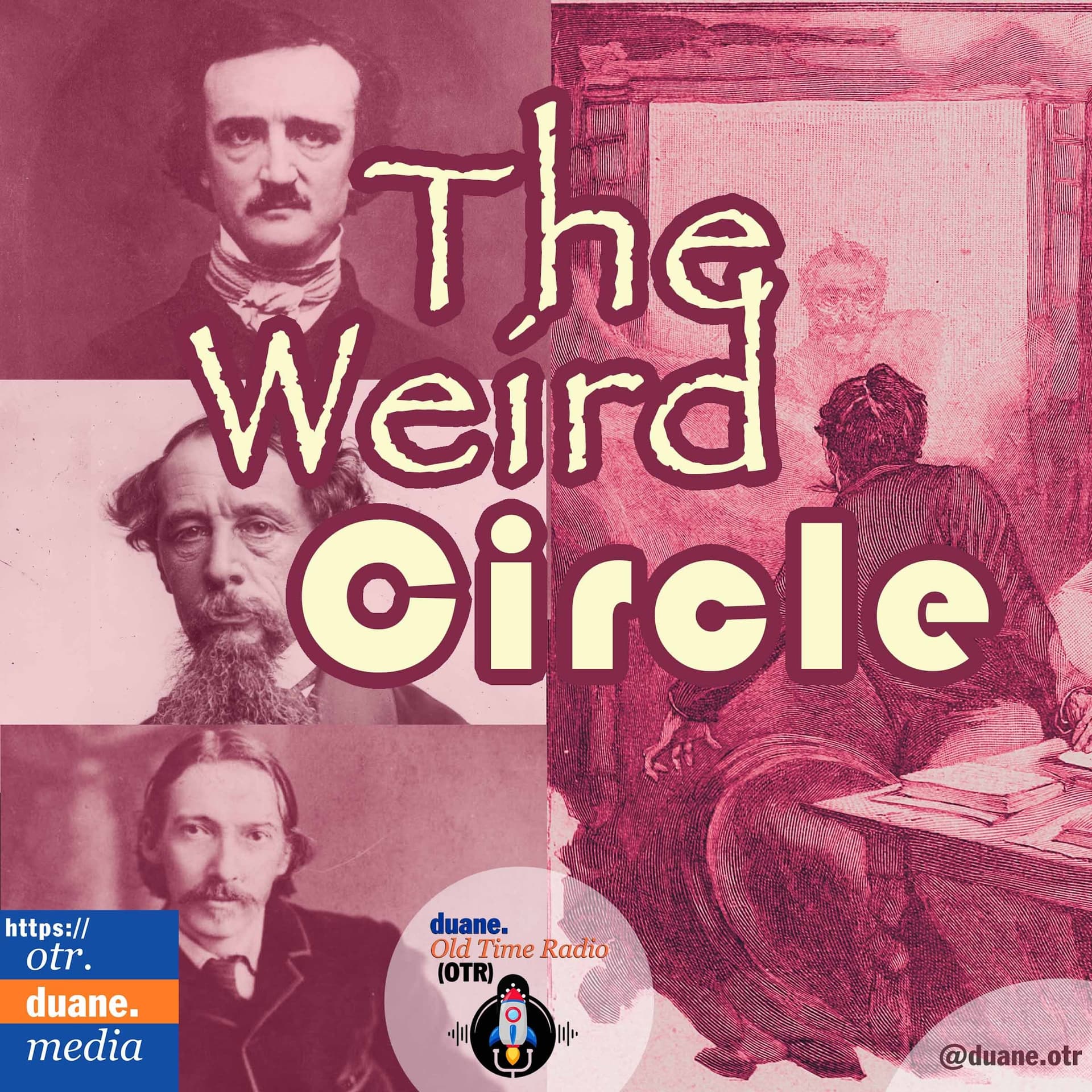 The Weird Circle || The Man Without a Country | Dr. Manette's Manuscript (Charles Dickens) || 1943 - Sci Fi x Horror cover