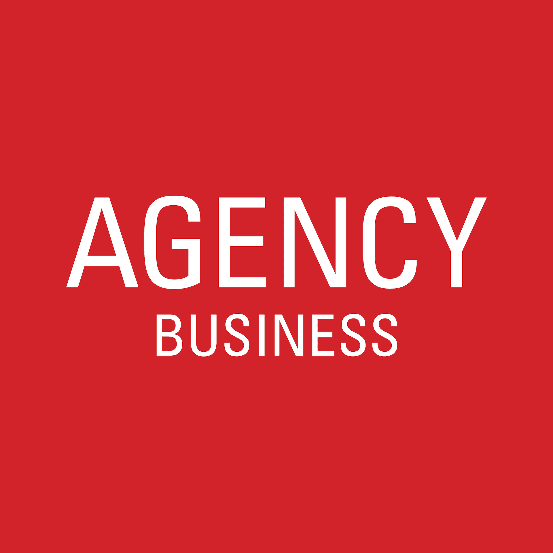 Agency Business cover