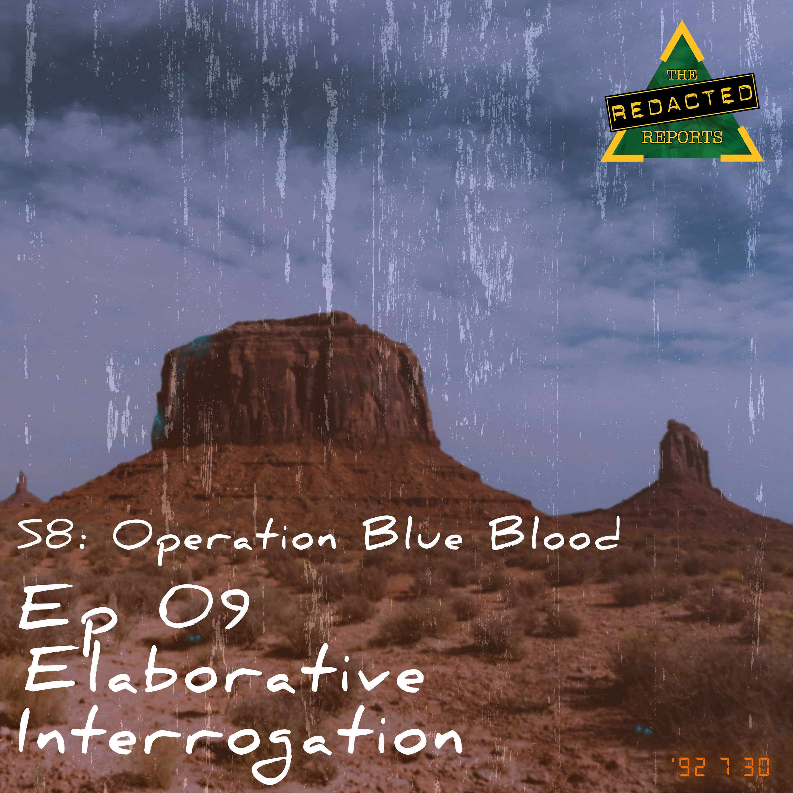 Blue Blood Episode 9 - Elaborative Interrogation - The REDACTED Reports cover