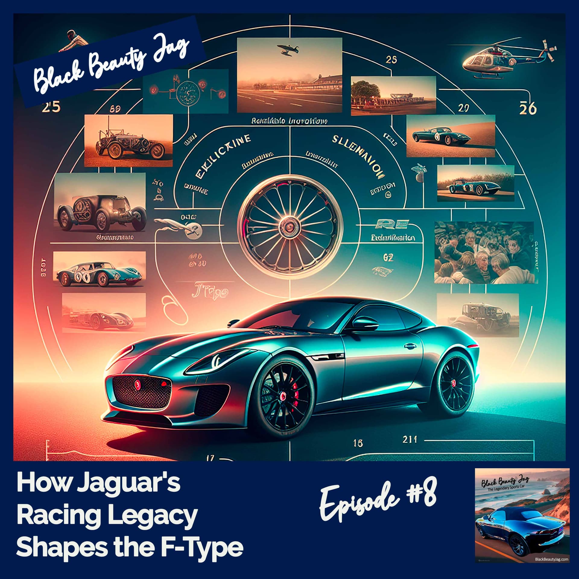How Jaguar's Racing Legacy Shapes the F-Type #08 — Black Beauty Jag cover