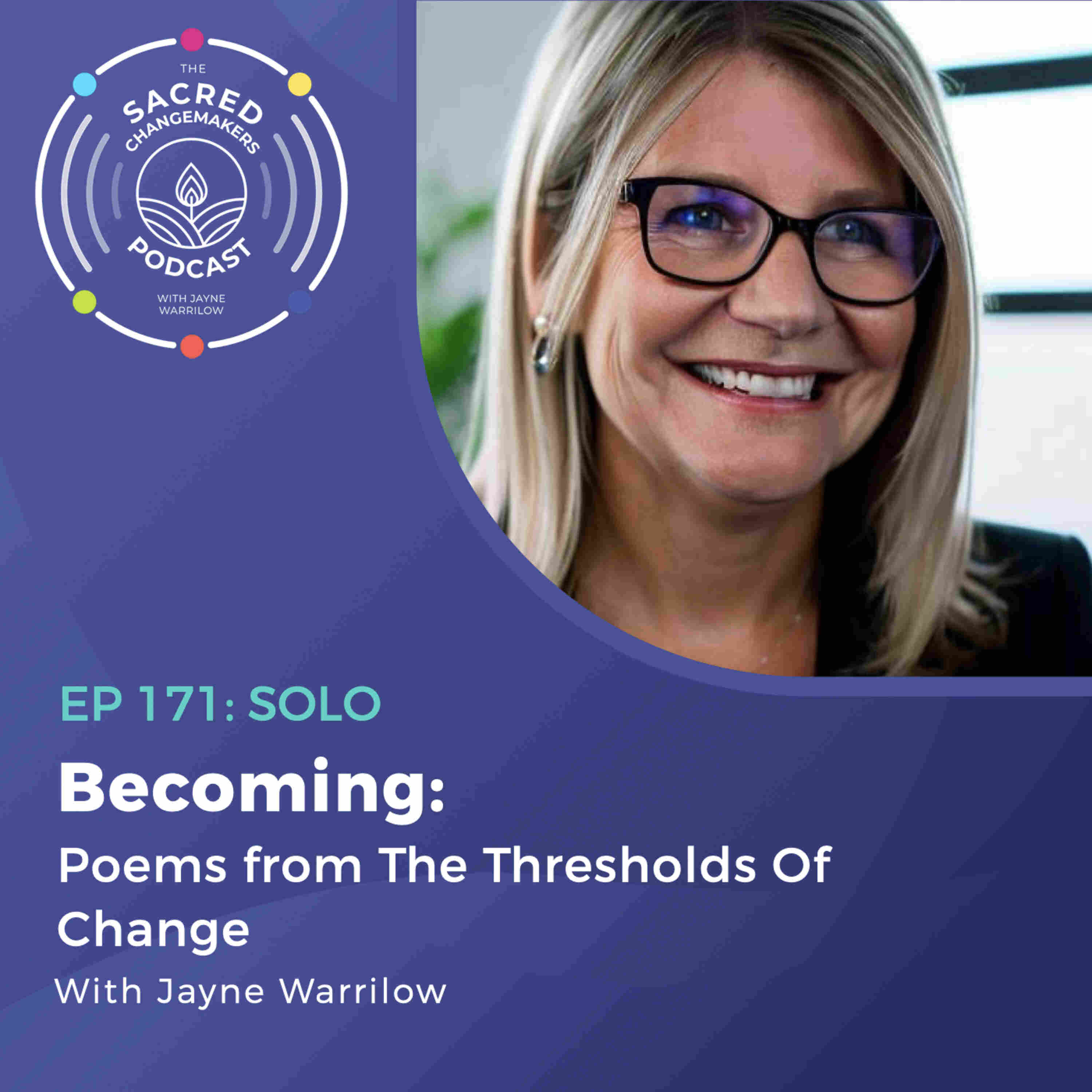 171. Becoming: Poems from the Thresholds of Change - Sacred Changemakers cover