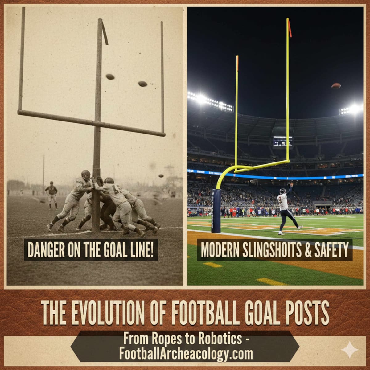 The Architectural History of the Goal Post in Football - Pigskin Dispatch cover