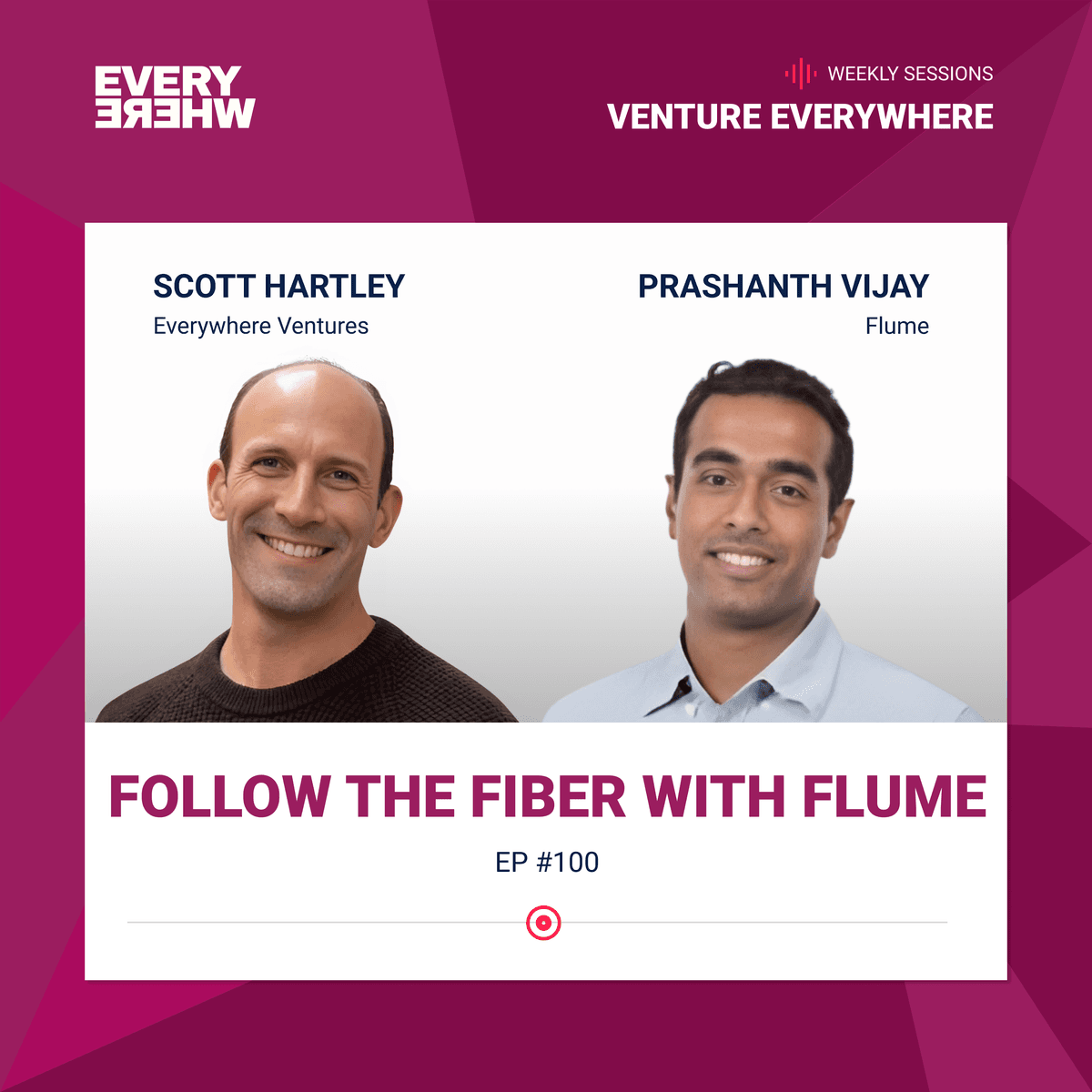 Follow the Fiber with Flume: Prashanth Vijay with Scott Hartley - Venture Everywhere cover
