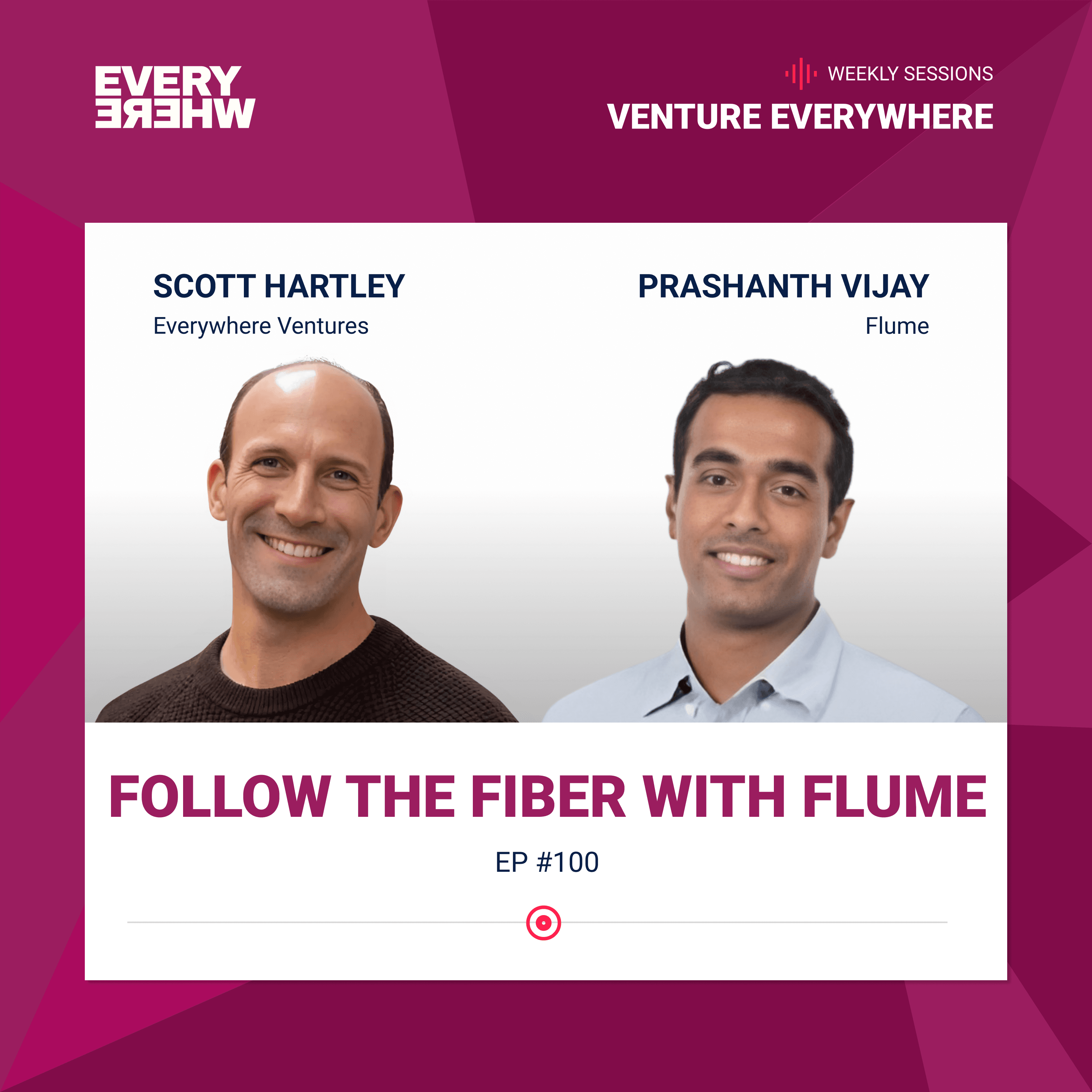 Follow the Fiber with Flume: Prashanth Vijay with Scott Hartley - Venture Everywhere cover