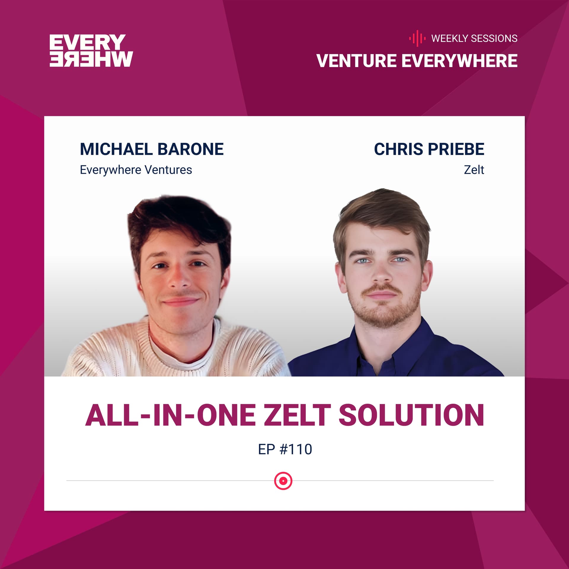 All-In-One Zelt Solution: Chris Priebe with Michael Barone - Venture Everywhere cover
