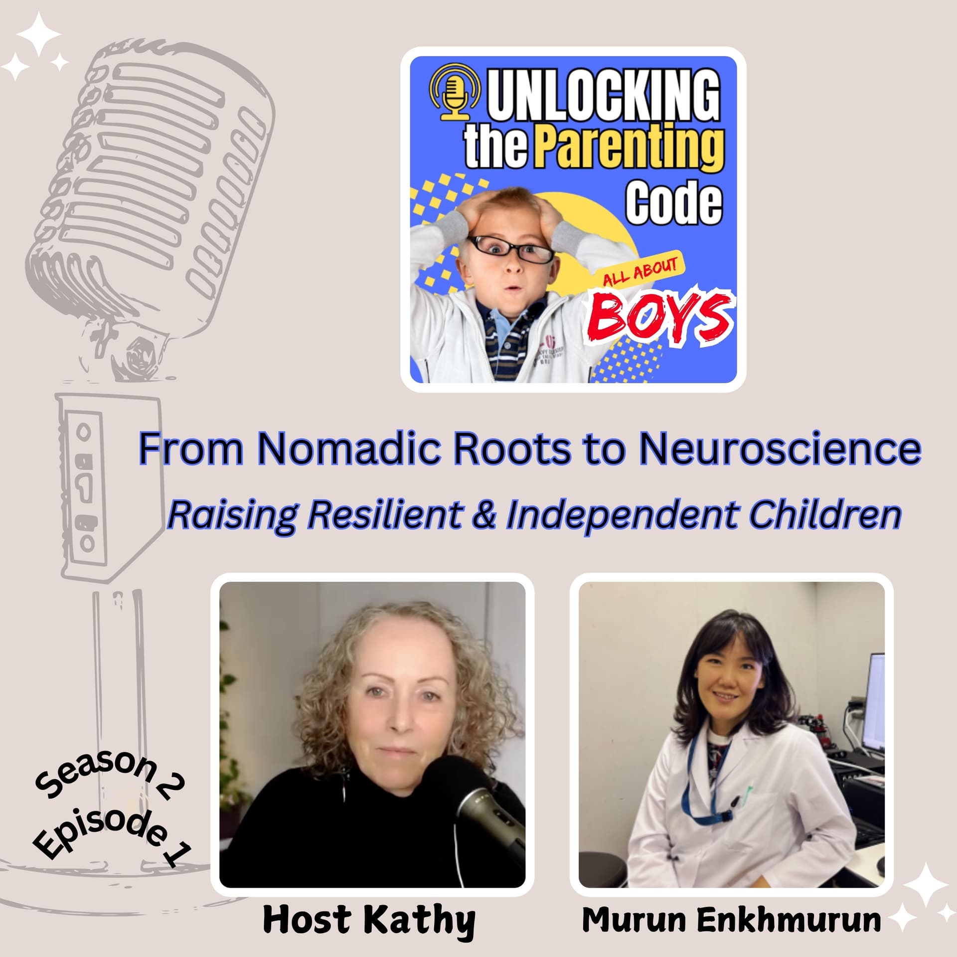 From Nomadic Roots to Neuroscience: Raising Resilient & Independent Children - Unlocking the Parenting Code: All About Boys cover