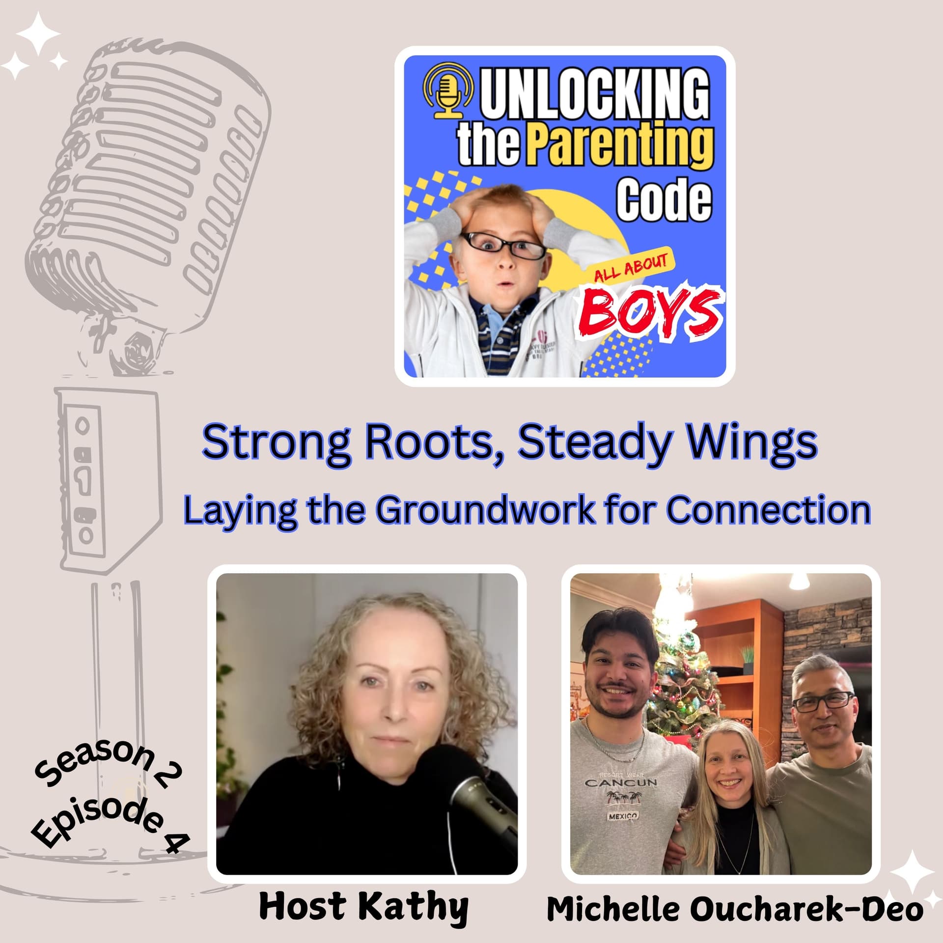 Strong Roots, Steady Wings:   Laying the Groundwork for Connection - Unlocking the Parenting Code: All About Boys cover