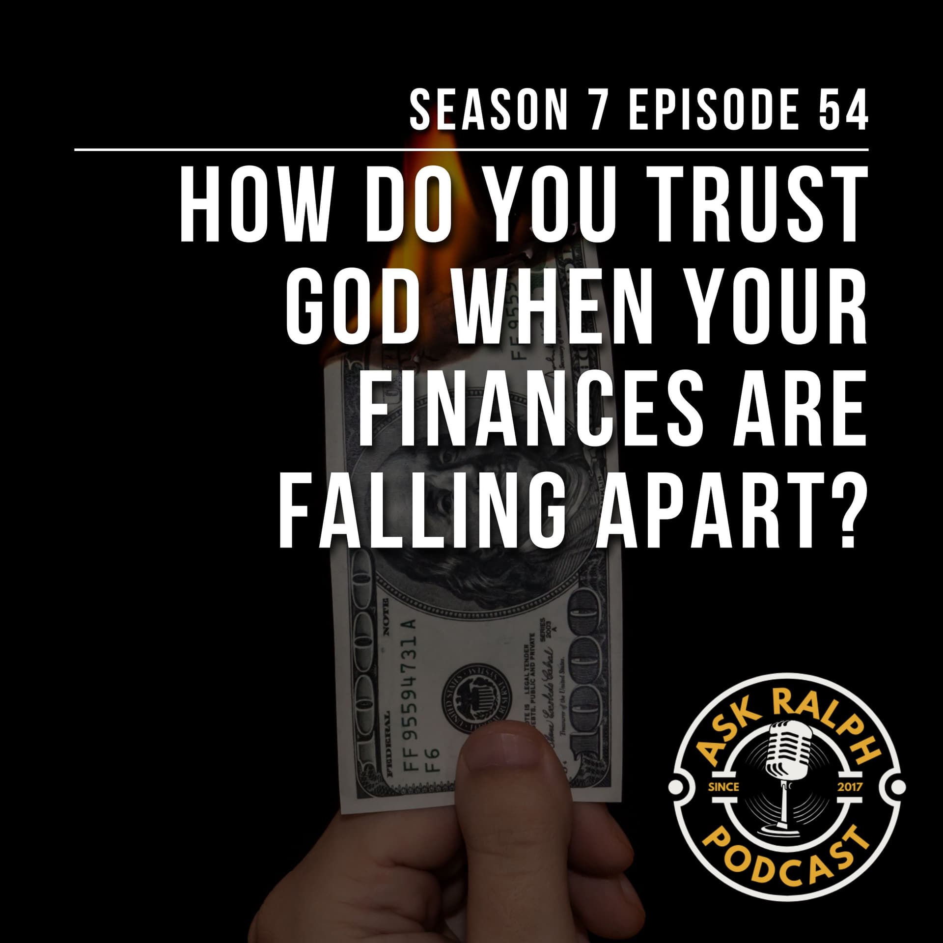 How do you trust God when your finances are falling apart? - Financially Confident Christian cover