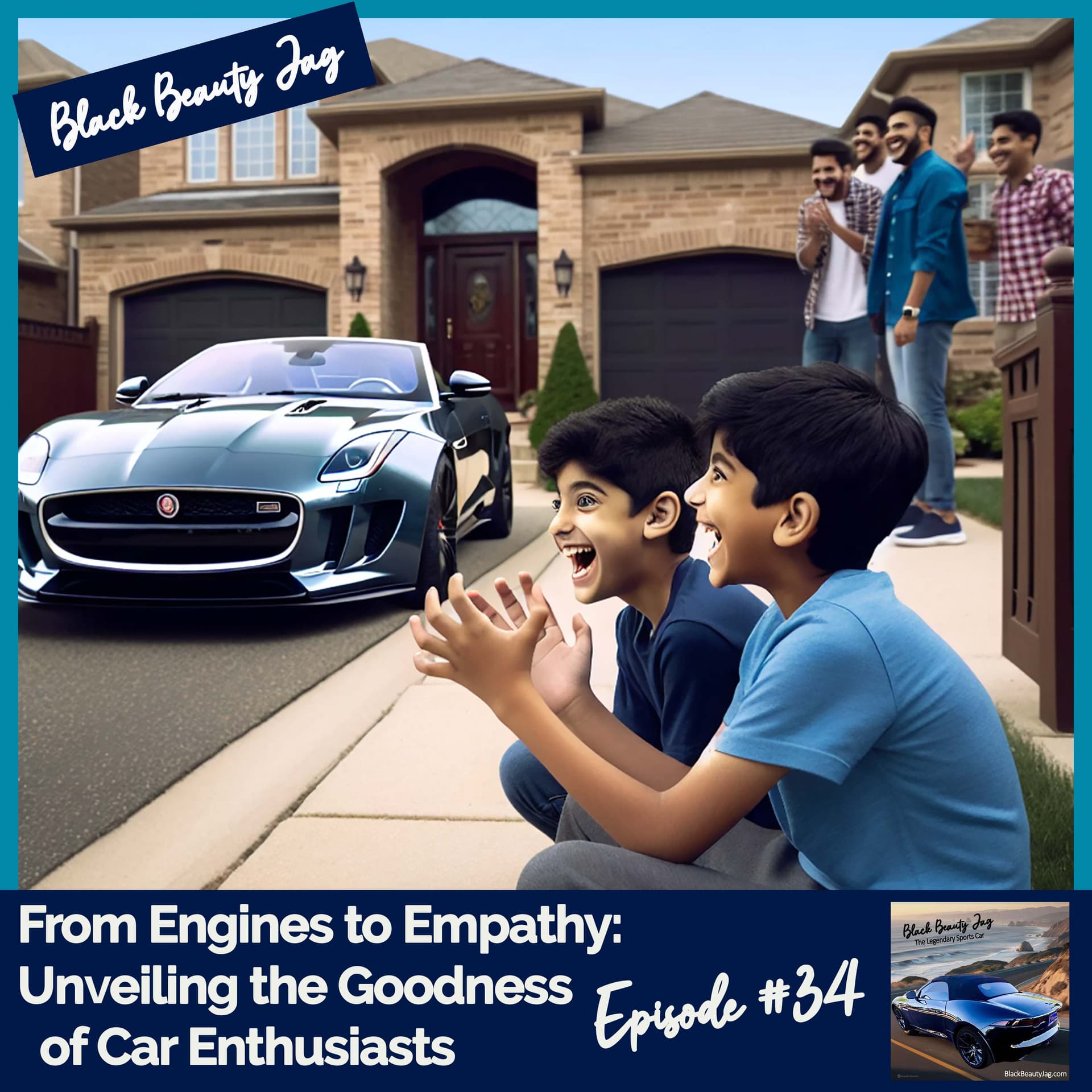 From Engines to Empathy:  Unveiling the Goodness of Car Enthusiasts #34 — Black Beauty Jag cover