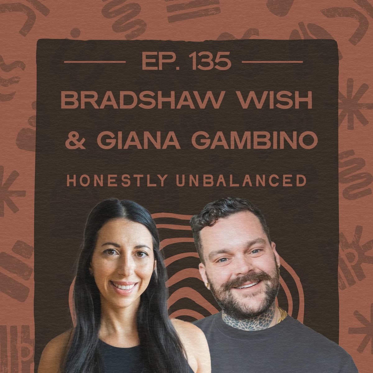 #135 - Bradshaw Wish & Giana Gambino - How to Build a Real Yoga Career - Honestly Unbalanced cover
