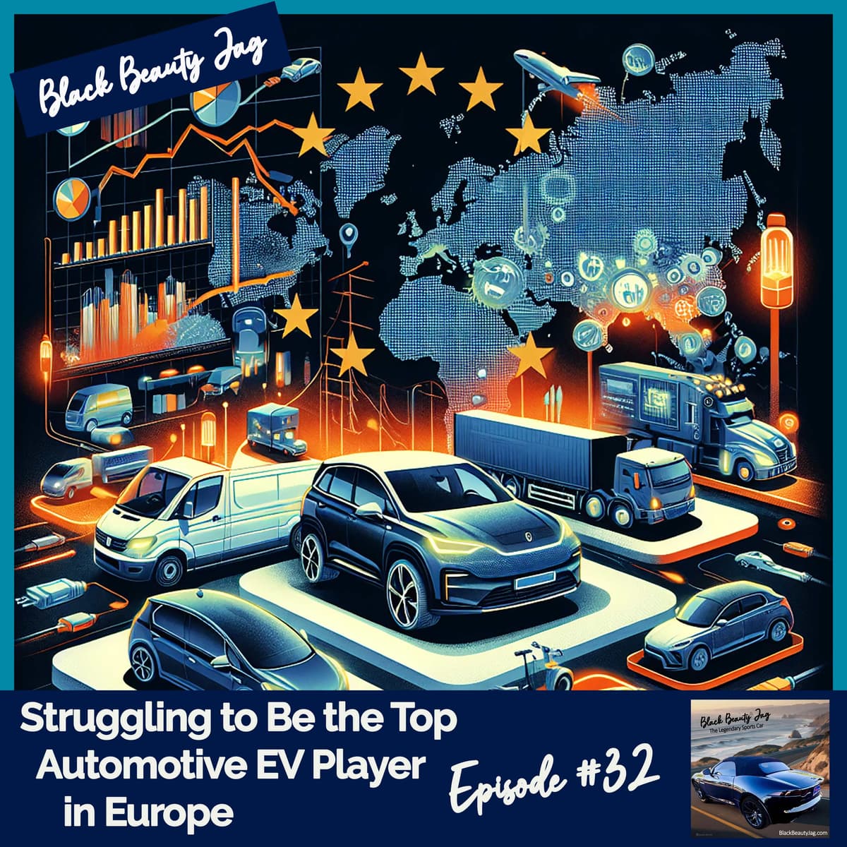 Struggling to Be the Top Automotive EV Player in Europe #32 - Black Beauty Jag cover