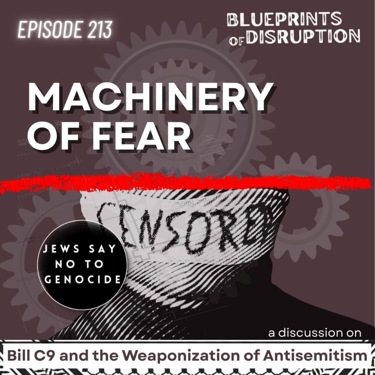 Machinery of Suppression: Bill C9 and the Weaponization of Antisemitism - Blueprints of Disruption cover