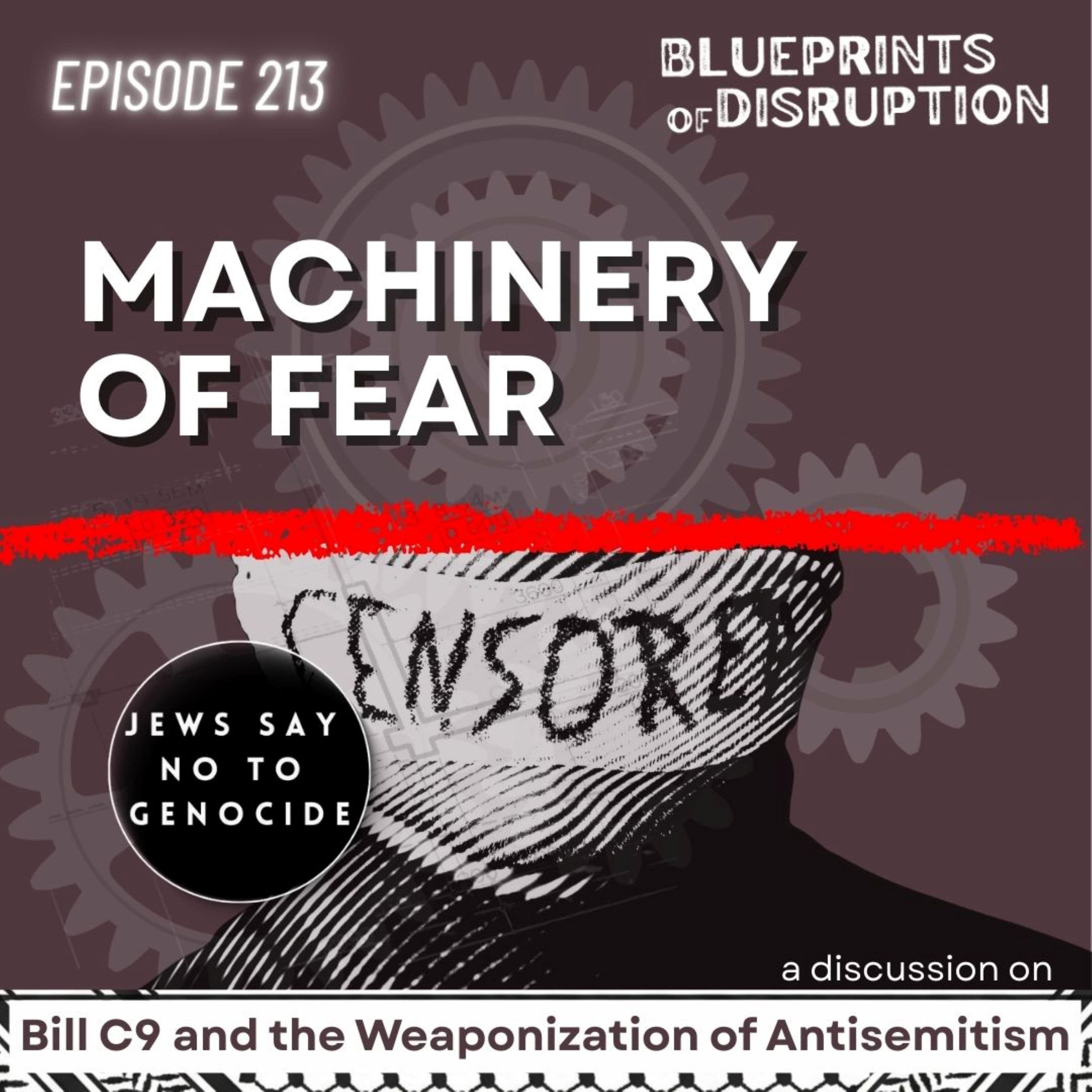 Machinery of Suppression: Bill C9 and the Weaponization of Antisemitism - Blueprints of Disruption cover