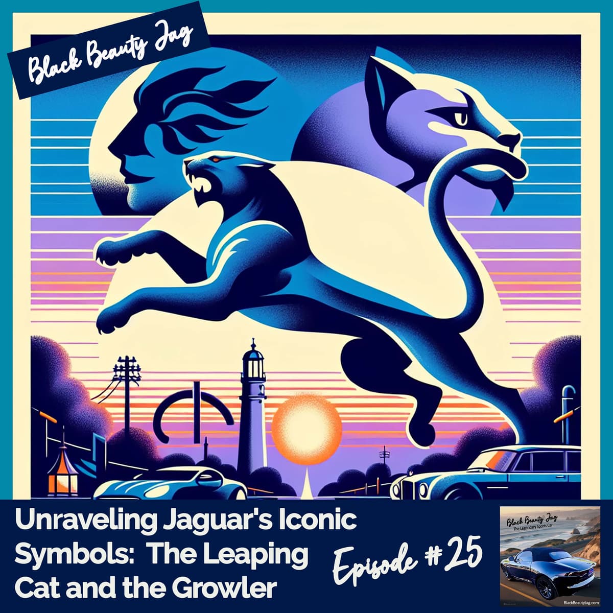Unraveling Jaguar's Iconic Symbols:  The Leaping Cat and the Growler #25 - Black Beauty Jag cover