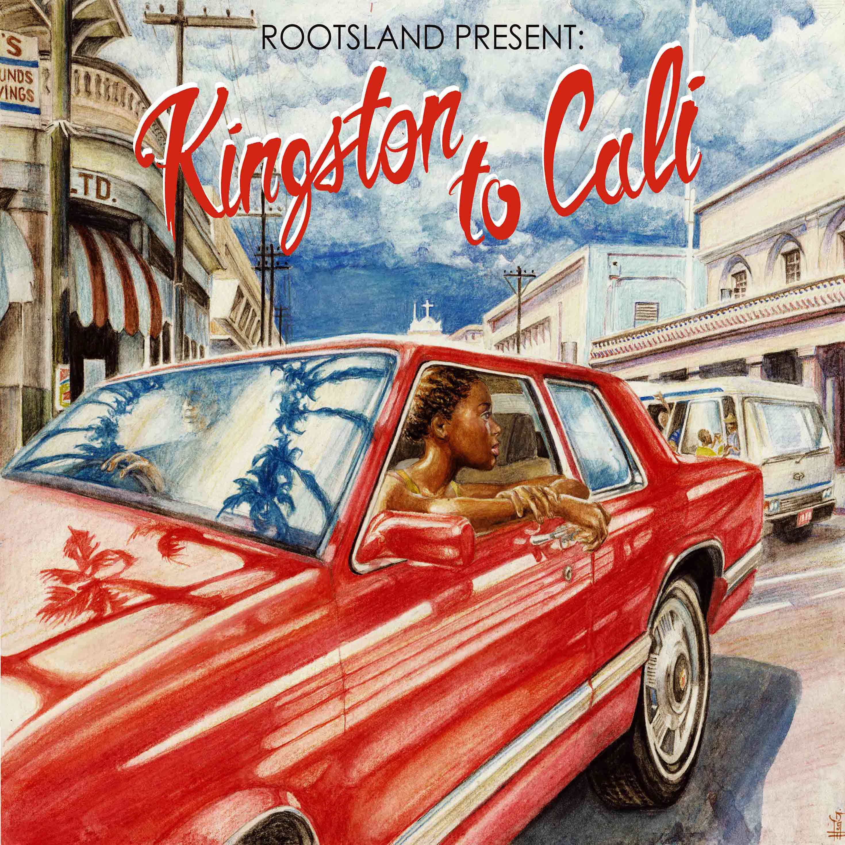Kingston to Cali  "Reggae's Journey West" cover